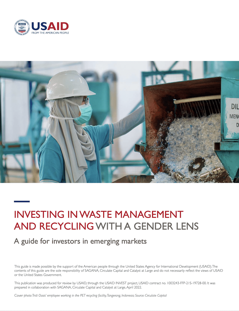 Cover of Investing in Waste Management and Recycling with a Gender Lens