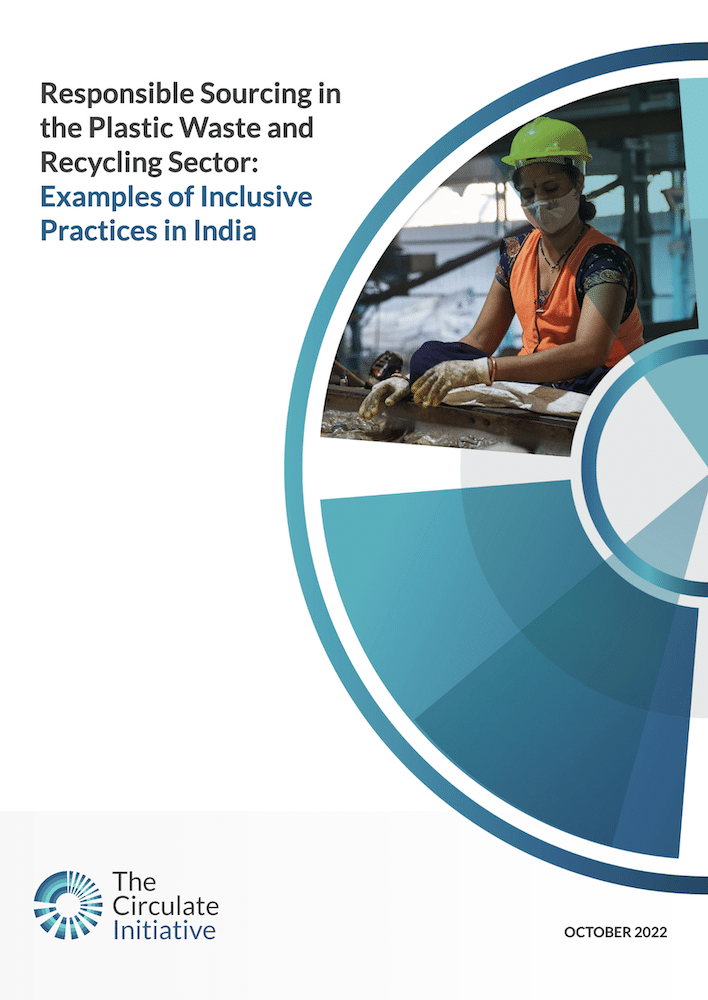 Cover of Responsible Sourcing in the Plastic Waste and Recycling Sector report