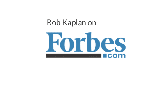 Rob Kaplan on Forbes.com graphic